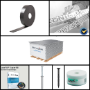 Trockenbau Ständerwand beidseitig beplankt - Komplett-Set / Bauplatte / Metallprofile / Zubehör